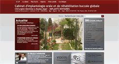 Desktop Screenshot of implant-dentaire-kouba-dz.com