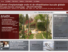 Tablet Screenshot of implant-dentaire-kouba-dz.com